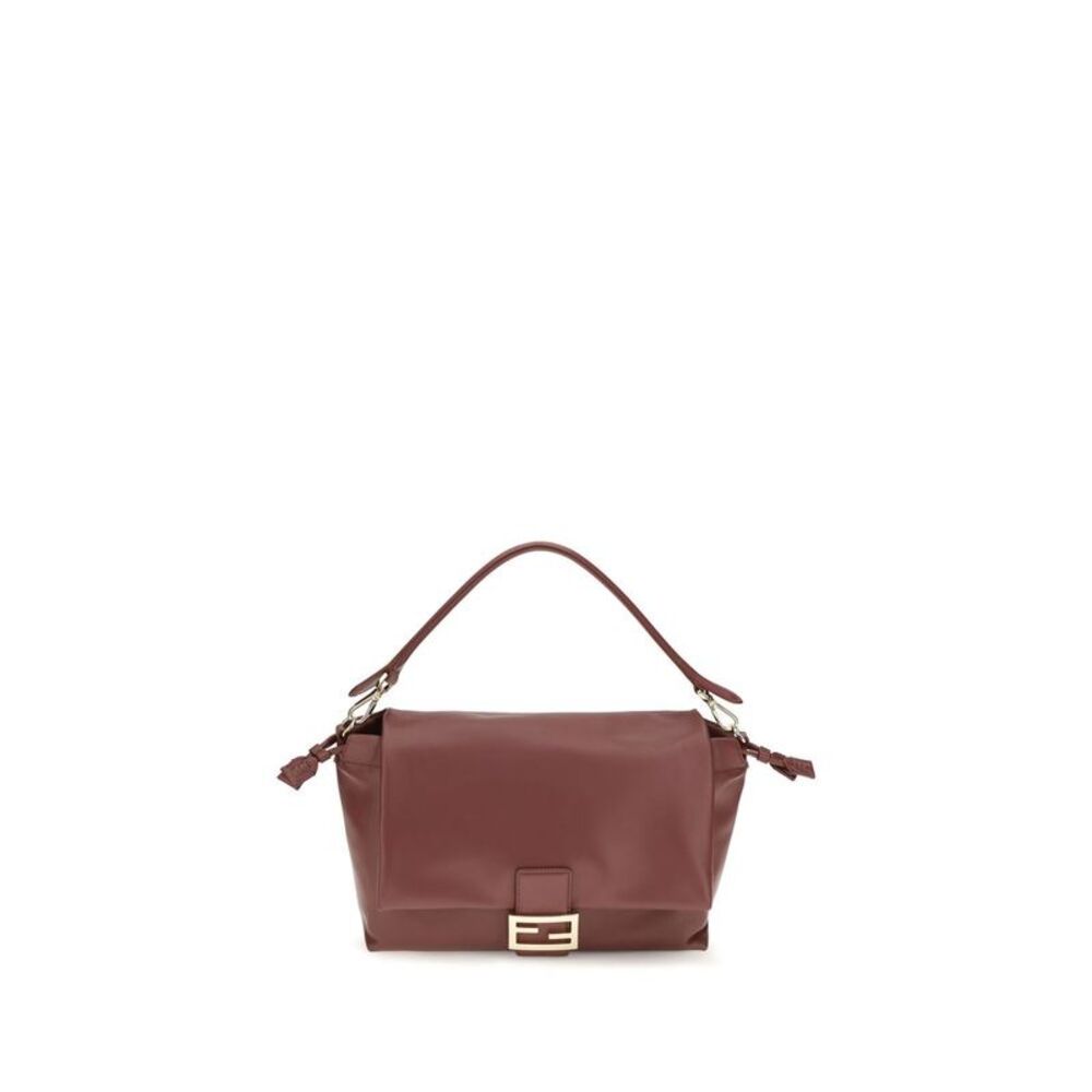 Fendi Bordeaux Calf Leather Bos Taurus Shoulder Women's Bag